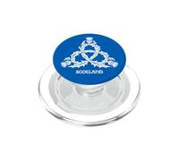 Scotland Thistle Trinity Knot Scottish White Print PopSockets PopGrip for MagSafe