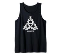 Scotland Thistle Trinity Knot Scottish White Print Tank Top