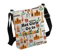Scotland Travel Gift Hot Girls Go to Scotland Crossbody Bag Scotland Lover Gift Scotland Souvenir Gift for Her (ScotlandBag)