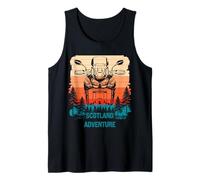 Scotland Twin Adventure Rider CRF Edition Biker Travel Retro Tank Top