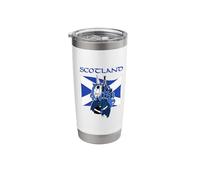 Scotland Unicorn Playing Bagpipes Scottish St Andrews Day Stainless Steel Insulated Tumbler