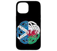 Scotland Wales Flag Celtic Knot Scottish Welsh Dragon Case for iPhone 15