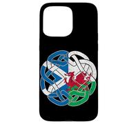 Scotland Wales Flag Celtic Knot Scottish Welsh Dragon Case for iPhone 15 Pro Max
