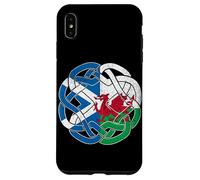 Scotland Wales Flag Celtic Knot Scottish Welsh Dragon Case for iPhone XS Max
