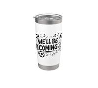 Scotland We'll Be Coming Scottish Stainless Steel Insulated Tumbler