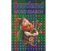 Scotland Word Search Puzzle book: 25+ Scotland Puzzles, Word Search Activity Book for Kids and Adults with Easy to Read Print [6x9 inches, 50 pages] and Solutions, Perfect Gift