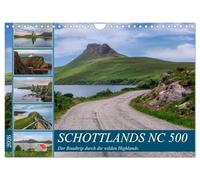 Scotland's NC 500, the road trip through the wild Highlands. UK-Version (Wall Calendar 2026 DIN A4 Landscape), CALVENDO 12 Month Wall Calendar