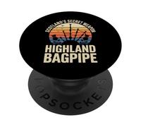 Scotland's Secret Weapon The Great Highland Bagpipe PopSockets Adhesive PopGrip