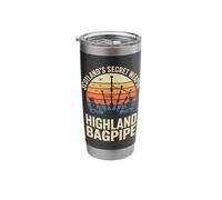 Scotland's Secret Weapon The Great Highland Bagpipe Stainless Steel Insulated Tumbler