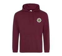 Scots Guards Embroidered Men's Hoodie British Army Insignia MOD Hooded Sweatshirt Embroidery ** 9 Colours Available ** (UK, Alpha, L, Regular, Regular, Maroon)