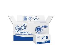 Scott 1-Ply Interfolded Performance Hand Towels 300 Sheets (Pack of 15) 6659