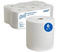 Scott 1-Ply Ultra Hand Towel Roll 304m (Pack of 6) 6667
