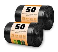 Scott 11 Black Bin Bags 100 Pack, Refuse Sacks 70L, 30 Microns Leak-Resistant, Tear-Proof, Eco-Friendly Bin Liners Ideal for Home, Garden, Office and Commercial