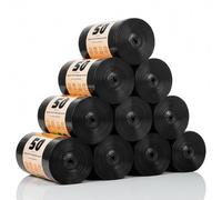 Scott 11 Black Bin Bags 500 Pack, Refuse Sacks 70L, 30 Microns Leak-Resistant, Tear-Proof, Eco-Friendly Bin Liners Ideal for Home, Garden, Office and Commercial