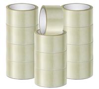 Scott 11 Packaging Tape, Clear, 12 Rolls, 48mm X 66m, Heavy Duty, Low Noise, Secure & Sticky Parcel Tape for Packing Boxes, Moving Boxes, Packing Tape Strong for Moving House