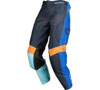 Scott 350 Race Evo 2023 Motocross Pants, blue-orange, size 28 for Men