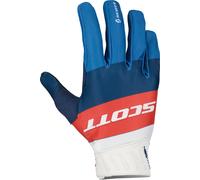Scott 450 Angled 2023 Motocross Gloves, blue/red, size 2XL