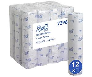 Scott, 7396, Couch Cover (51 cm wide), 1 Ply, Blue, 12 rolls x 200 sheets