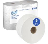 Scott Control Recycled Toilet Paper 2 Ply 8569000 6 Rolls of 1280 Sheets