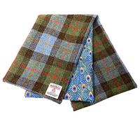 Scott and MacKenzie Harris Tweed Liberty Cotton Lined MacLeod Tartan Scarf
