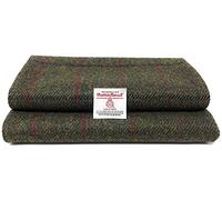 Scott and MacKenzie Traditional Harris Tweed Green Mix Fabric 100cm x 150cm