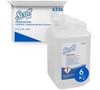 Scott Antibacterial Hand Soap Refill 1 Litre (Pack of 6) 6336