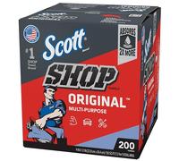 Scott Blue Shop Towels in a Box - 200 Sheets