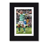 SCOTT BROWN Signed 8x6 Inch Mounted Photo With Print Pre Printed Signature Celtic Autograph Gift, Ready To Be Framed