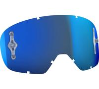 Scott Buzz MX Works Chrome Replacement Lens, Electrics Blue, One size