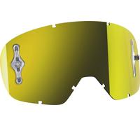 Scott Buzz MX Works Chrome Replacement Lens, yellow, One size