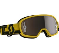 Scott Buzz Pro Chrome Kids Motocross Goggles, black-yellow