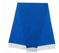 SCOTT CASHMERE 100% Pure Lambswool Stole - 60x180 cm, Extra Fine Large Stole Featured in Vogue, GQ, Tatler & Grazia | Winter Wear & Apparel, Navy