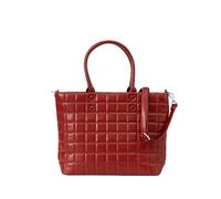 SCOTT CASHMERE Lucchi Designer Women's Handbag Bold Red Style 2 with Faux Leather, Sleek Gold Accents & Practical Interior Elegant Everyday Bag