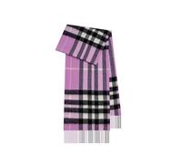 SCOTT CASHMERE Pure Wool Tartan Scarf, Shawls & Wraps, Classic Scottish Checkered Pattern Long Winter Stole with Tassel, Soft Warm Cozy Gift for Men and Women - Gift Box Packaging (Dark Pink)