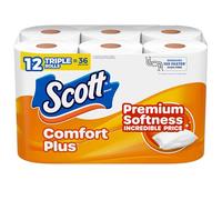 Scott Comfortplus Toilet Paper Bath Tissue, 231 Count