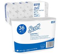 Scott Control, 8518, Standard Roll Toilet Tissue, 3 ply, White, 36 rolls x 350 sheets