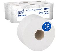 Scott 8591 Scott Toilet Tissue Centrefeed 2 Ply 204M (PK-12 ROLLS-833 Sheet)