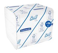 Scott Control Folded Toilet Tissue, 2-Ply Bulk