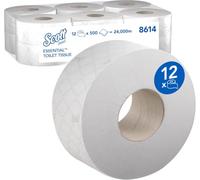 Scott Control Jumbo Toilet Tissue 8614, FSC Certified, 12 x 500 Sheets