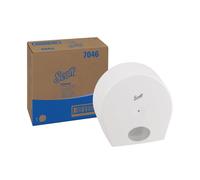 Scott Control Toilet Tissue Dispenser Centrefeed Roll White Jumbo 7046