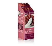 Scott Cornwall Colour Restore Deep Red Hair Dye Cream, Ammonia-Free Vegan Formula with Red Pigments, 100 ml
