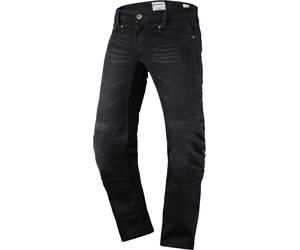 Scott Denim Stretch Ladies Motorcycle Jeans, black, size 44 for Women