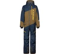 Scott DS Shell Dryo 2023 One Piece Snowmobile Suit, Brown/dark blue, size M