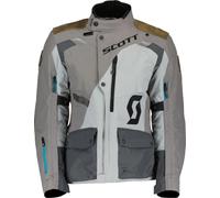 Scott Dualraid Dryo Ladies Motorcycle Textile Jacket, light grey/dark grey, size 40