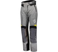 Scott Dualraid Dryo Ladies Motorcycle Textile Pants, grey-yellow, size 38 for Women