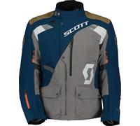 Scott Dualraid Dryo Motorcycle Textile Jacket, grey-blue, size 3XL for Men