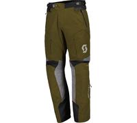Scott Dualraid Dryo Motorcycle Textile Pants, olive, size Short 4XL