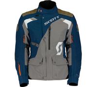 Scott Dualraid Dryo, textile jacket waterproof women 46 Dark Blue/Grey/Brown