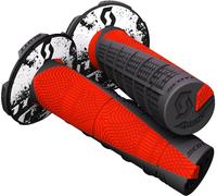 Scott Duece MX Motorcycle Grips with Donut Black/Red