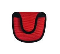 Scott Edward 1/3Pcs Long Neck Mesh Golf Club Headcovers Set Golf Club Head Covers for Driver Fairway Hybrids Woods Putter(Putter Red)